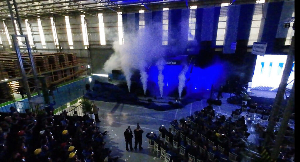 Evento corporativo de lançamento de produtos de grande porte - Grupo Combo.